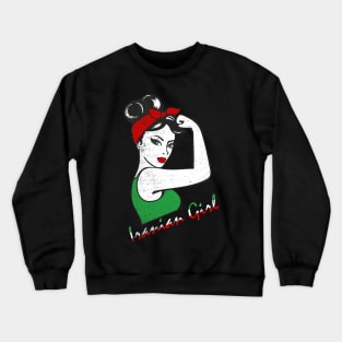 Iranian Girl Iran Woman Persian Flag Crewneck Sweatshirt